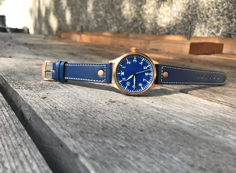 Archimede Modern Flieger Blue Dial