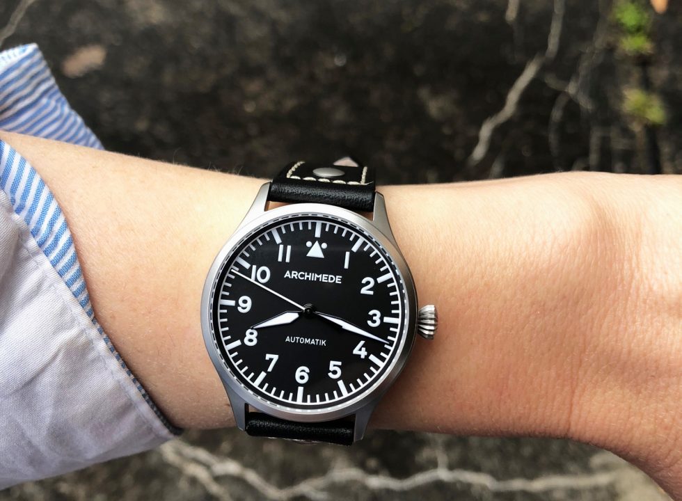 36mm discount pilot watch