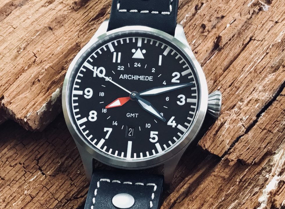 Flieger Friday Archimede Pilot 42 GMT Review Flieger Friday